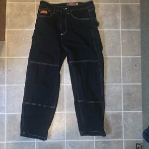 Black baggy empire jeans